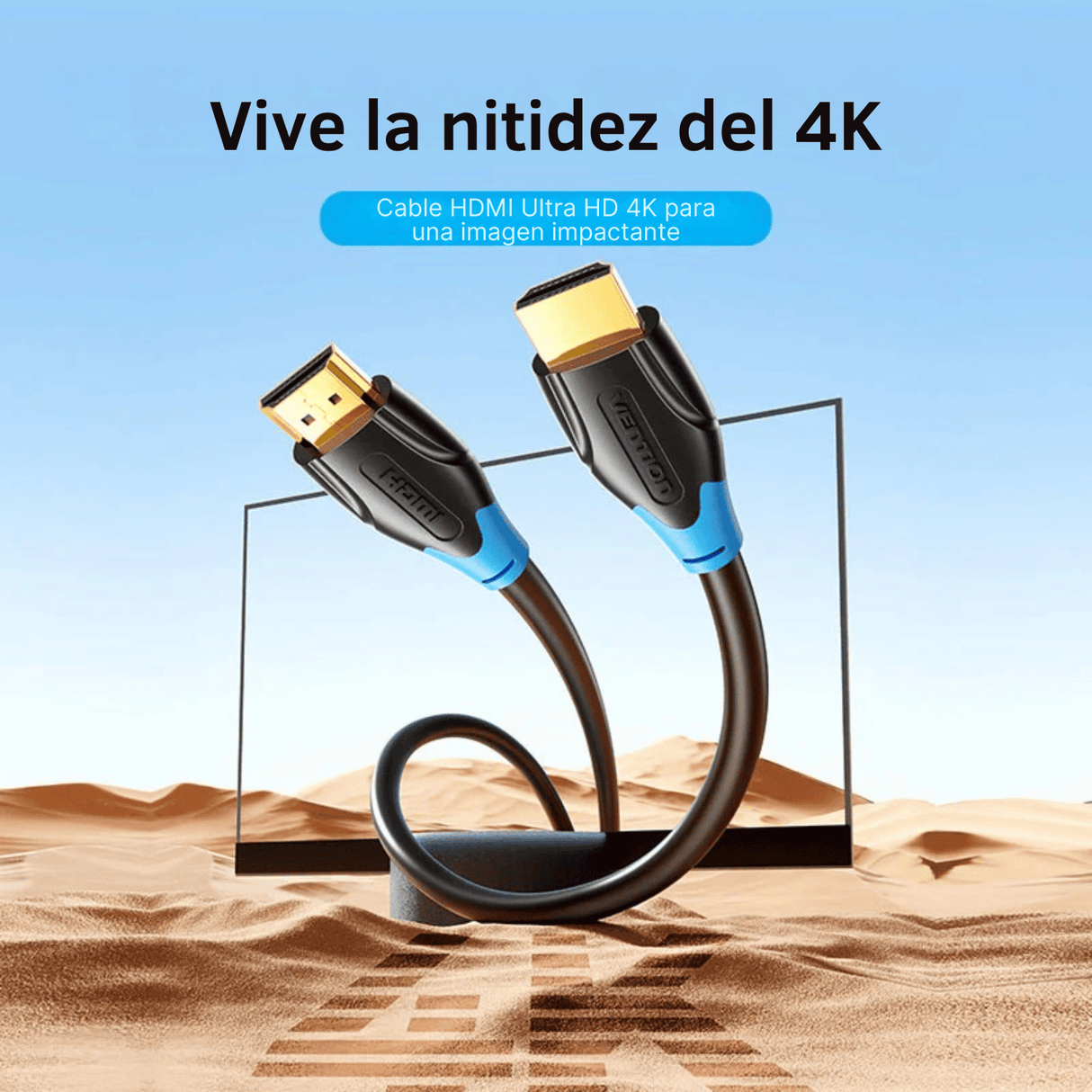 Cable Hdmi Vention 1.5m 4k Ultra Hd 2.0 Video Full Hd