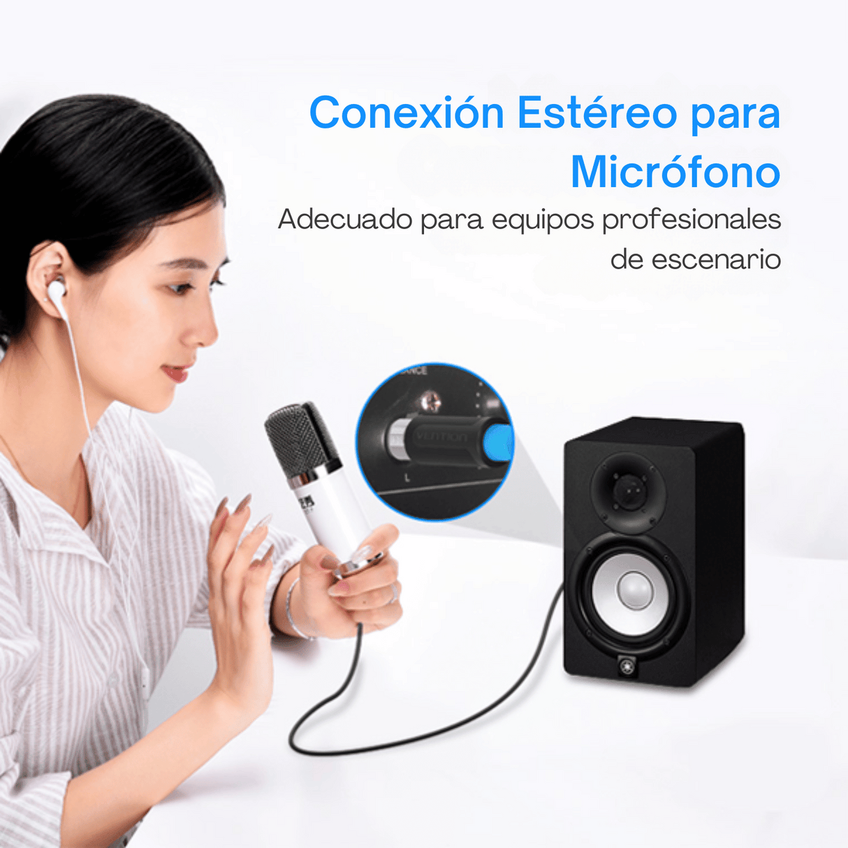 Cable Micrófono Xlr(macho)-plug Premiun Vention – foto 3