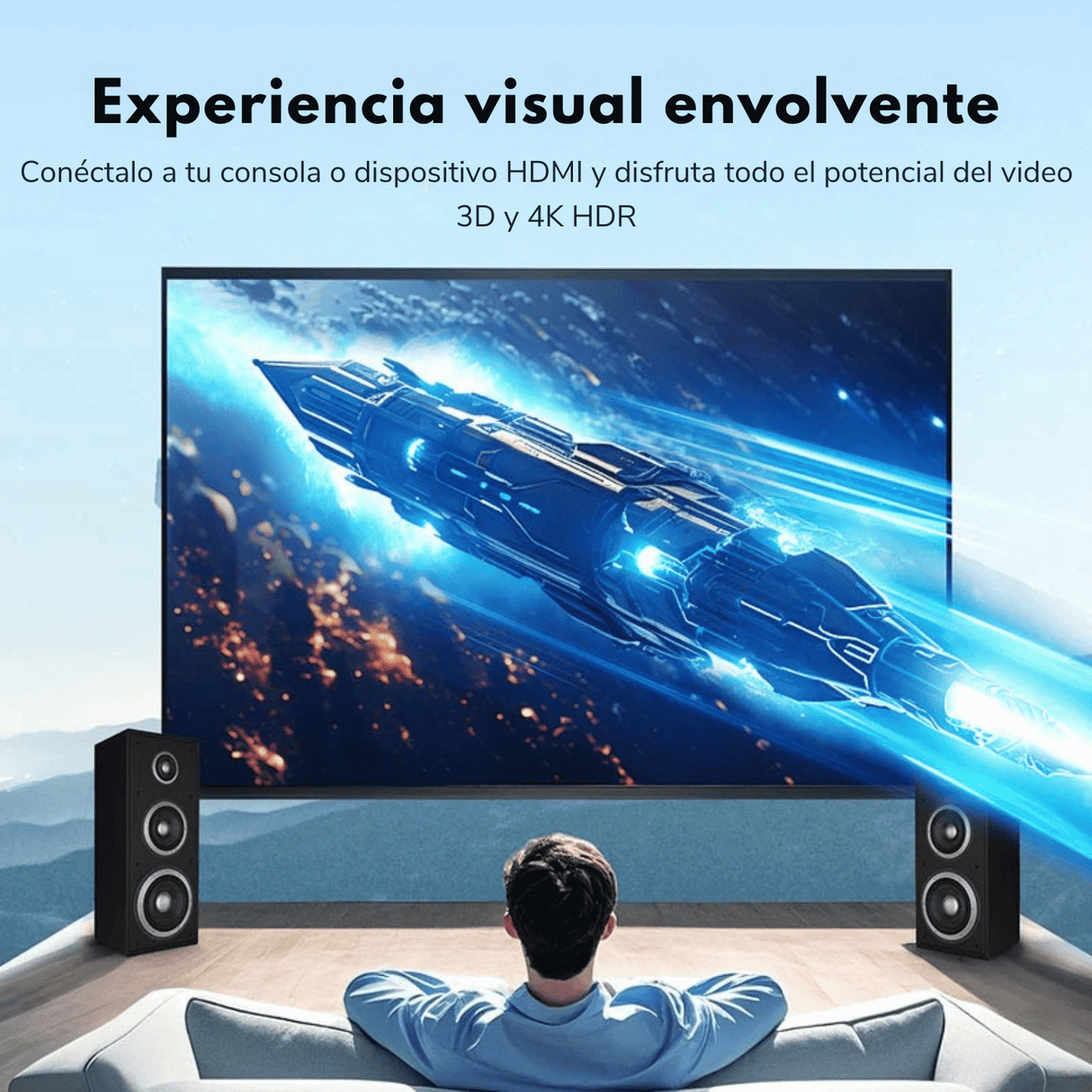 Cable Hdmi Vention 1.5m 4k Ultra Hd 2.0 Video Full Hd