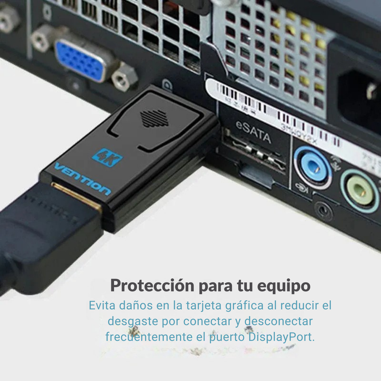 Adaptador Vention Displayport Macho A Hdmi Hembra 4k 30hz