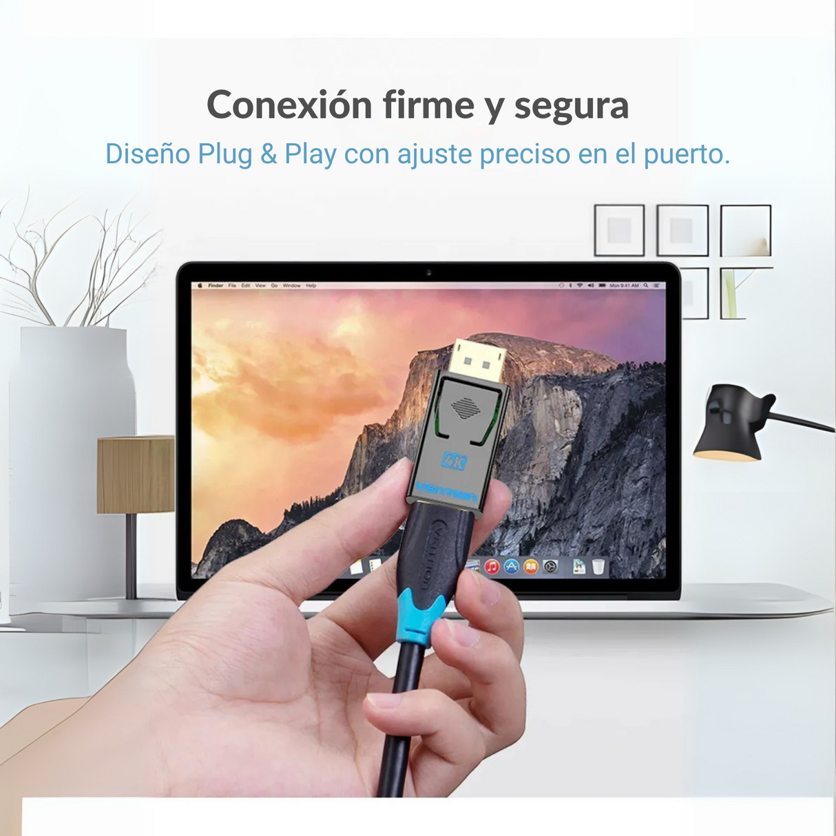 Adaptador Vention Displayport Macho A Hdmi Hembra 4k 30hz