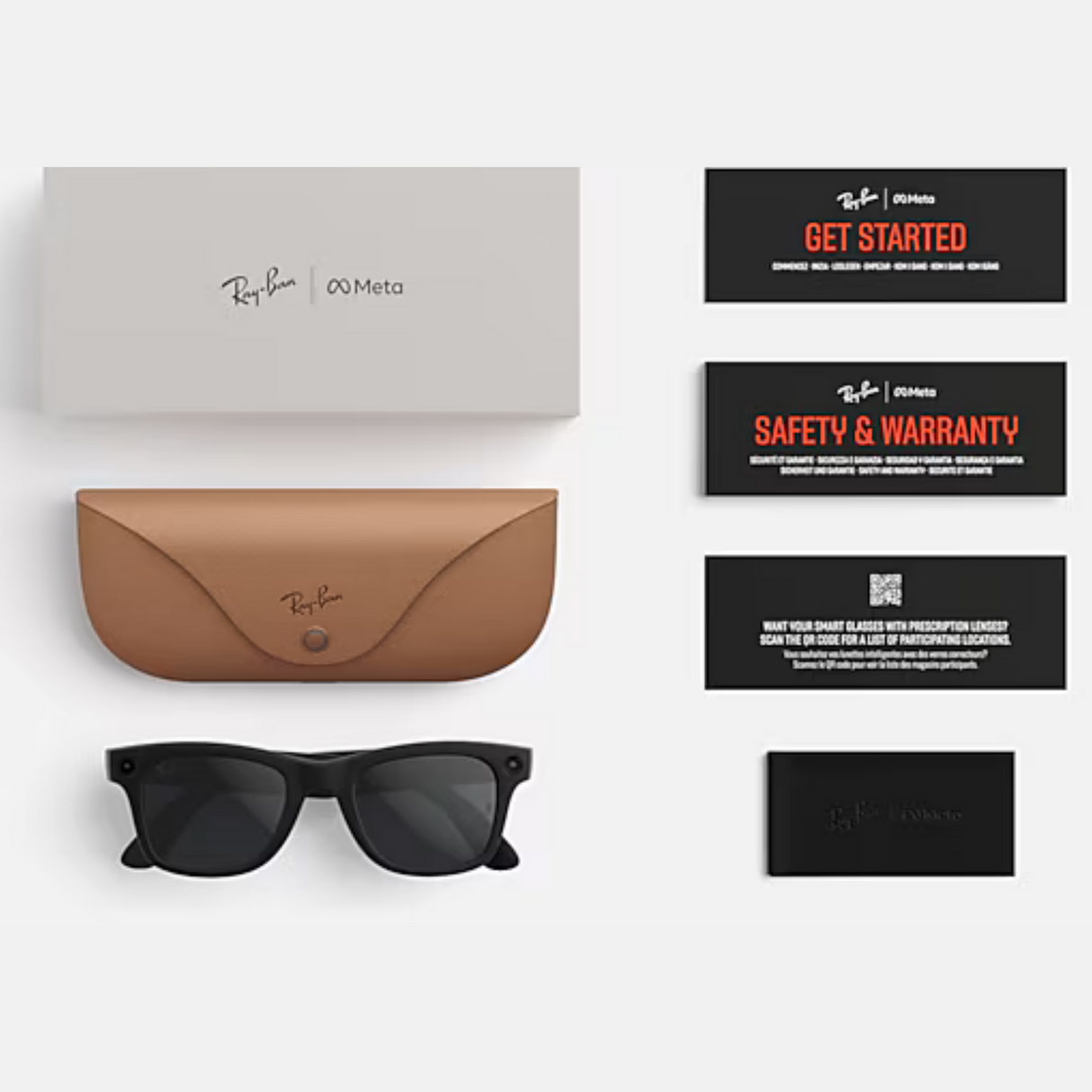 Ray-Ban Meta Wayfarer Gen 2 Lentes Inteligentes IA Cámara 12MP Transitions Grey M