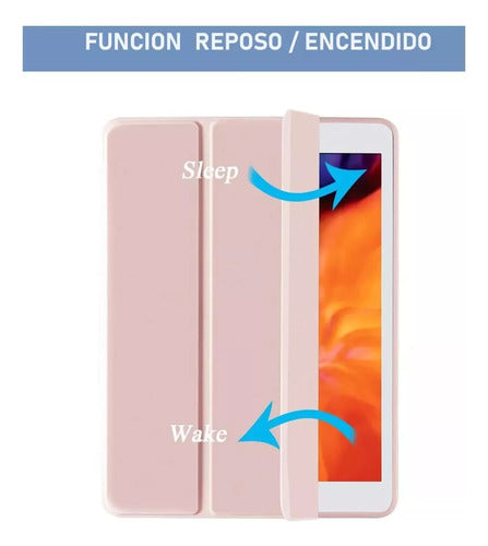 Funda Para iPad 9 10.2 C/espacio Pencil + Lamina Paperlike – foto 1