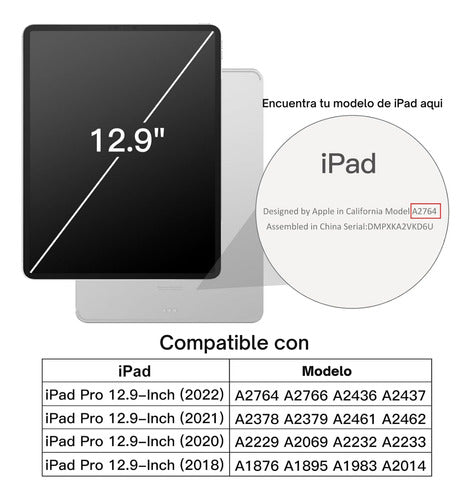 Funda Rotativa Para iPad Todos Modelos + Lamina Paperlike – foto 3