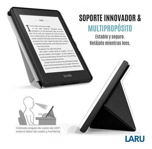Funda Premium Microfibra Kindle 2022 11va Gen 6.0 + Lamina