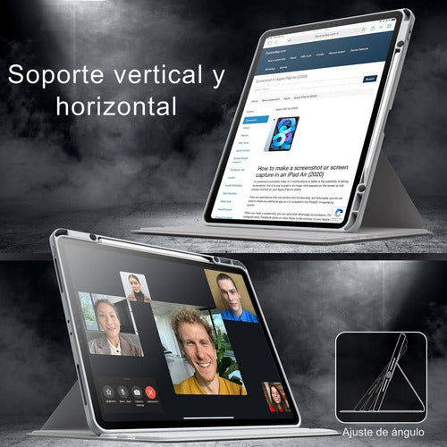 Funda Rotativa Para iPad Todos Modelos + Lamina Paperlike – foto 10
