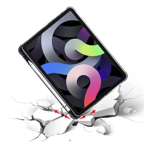 Funda Para iPad 9 10.2 C/espacio Pencil + Lamina Paperlike – foto 10