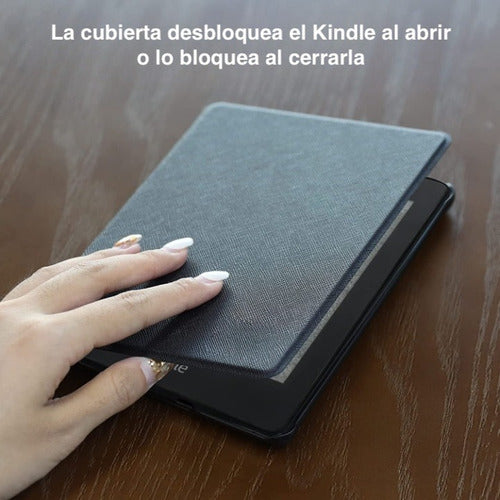 Funda Microfibra + Lamina Kindle Paperwhite Waterproof 10ma – foto 1