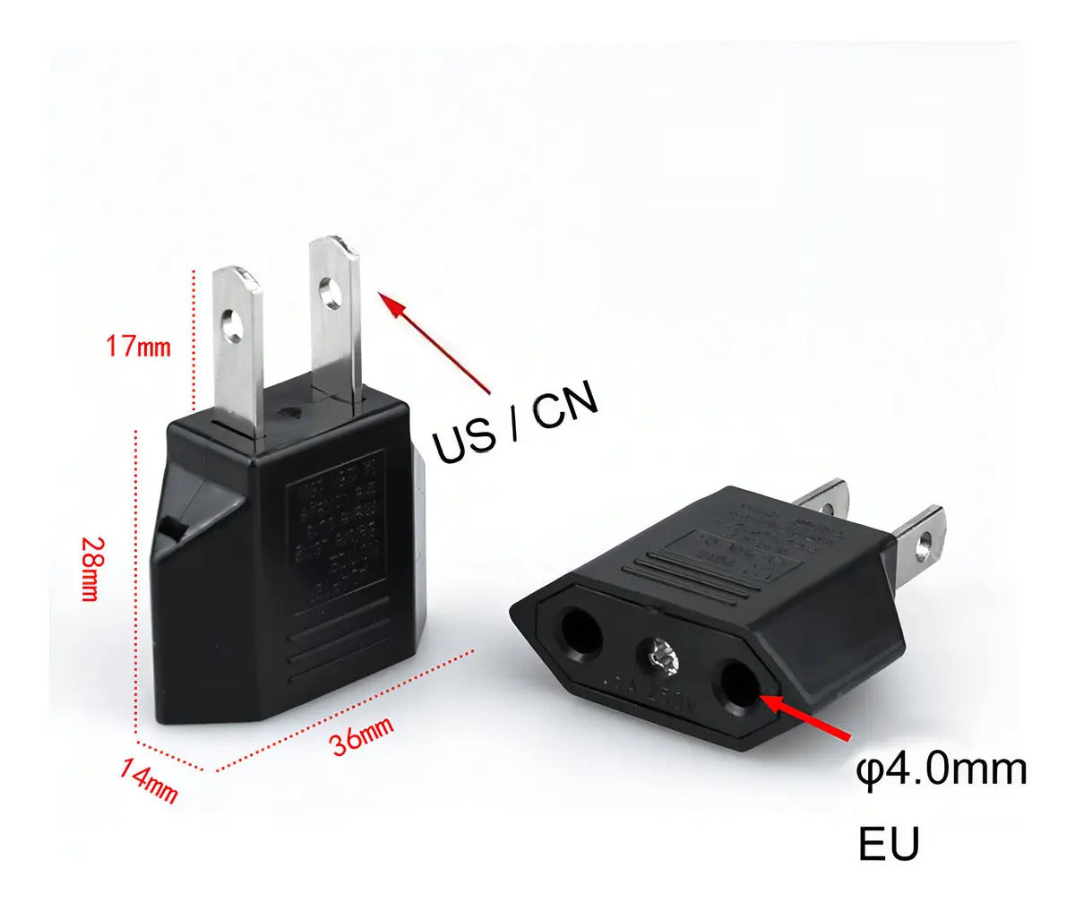 X10 Adaptador Conversor Enchufe Universal Americano Europeo Dietec - DIETEC