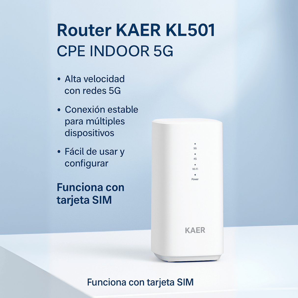Router KAER KL501 CPE INDOOR 5G