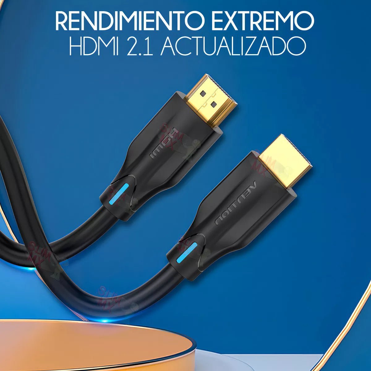 CABLE HDMI 2.1 VENTION 10 METROS CERTIFICADO 8K ULTRA HD | 4K 120HZ | SONIDO EARC | COMPATIBLE CON PS5, XBOX, TV - Laru
