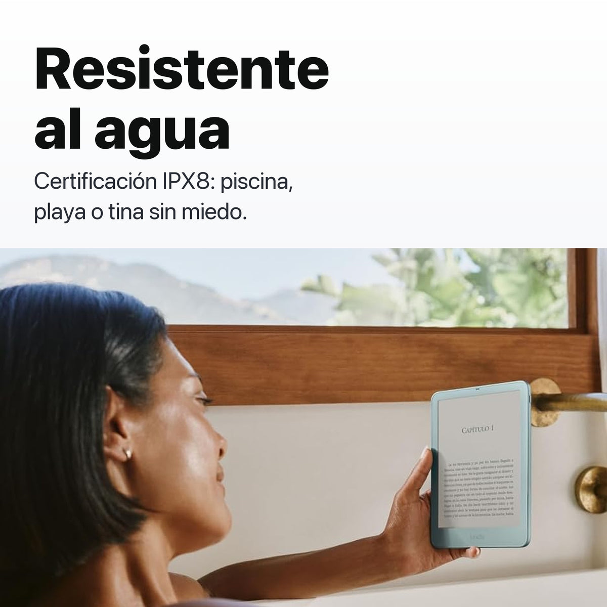 Kindle Paperwhite Signature Edition 2026 color Verde Seaglass - diseño y resistencia
