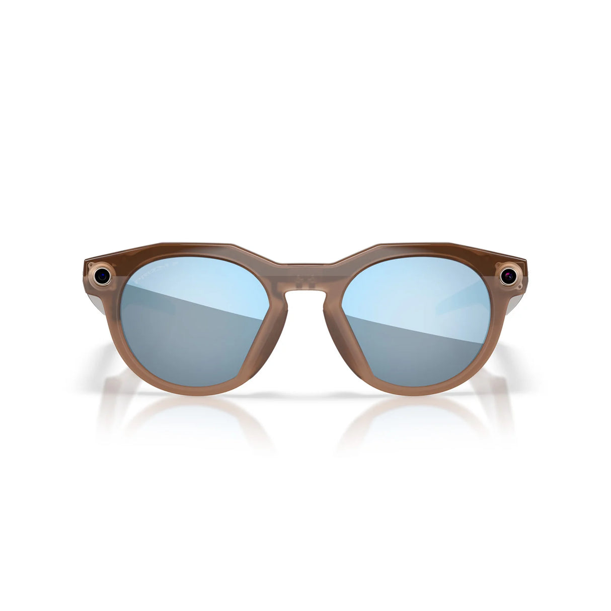 Oakley Meta HSTN OW8002 vista lateral con varilla y cámara integrada para grabar video Ultra HD 3K