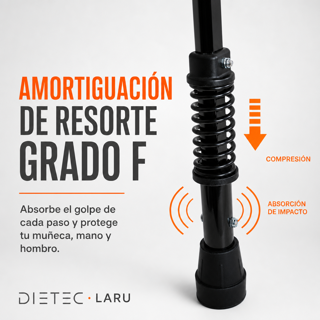 Amortiguación de resorte grado F que absorbe el impacto en muñeca y hombro