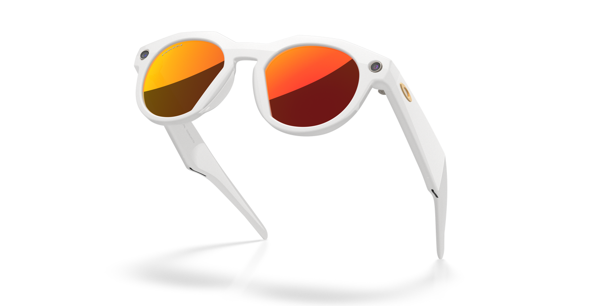 Oakley Meta HSTN Lentes Inteligentes IA Cámara 12MP Prizm Ruby