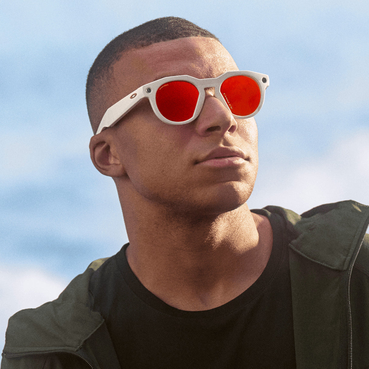 Oakley Meta HSTN Lentes Inteligentes IA Cámara 12MP Prizm Ruby