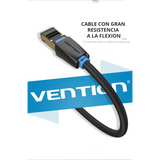 15 Mts. Cat8 Sftp 40gbps. Cable Red Ethernet Rj45. Vention. - Laru