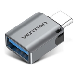 Adaptador Tipo C a USB 3.0 Vention OTG Convertidor Hembra Aluminio