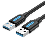 Cable USB 3.0 Macho a Macho Vention 3M 5Gbps Alta Velocidad