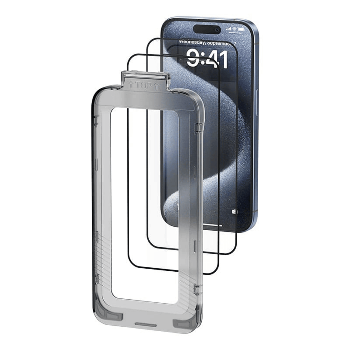Lamina De Vidrio Vention Antiburbujas Y AntiPolvo iPhone
