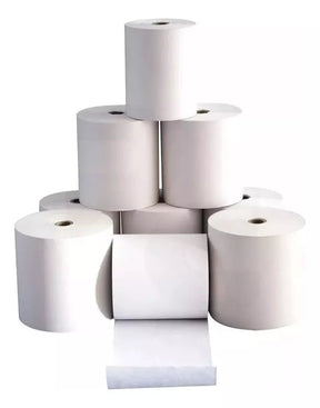 20 Rollos Papel Térmico 80mmx80mm Color Blanco Papeltec - Laru