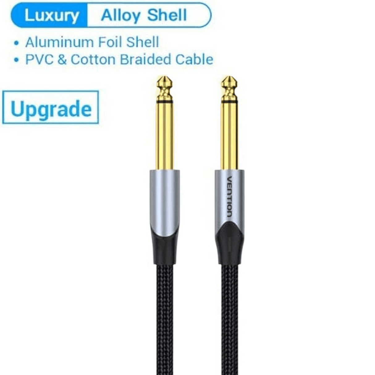 Cable De Audio Vention P10 6.5mm Negro 10m