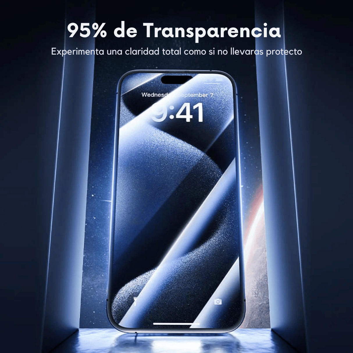 Lamina De Vidrio Vention Antiburbujas Y AntiPolvo iPhone