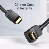 Cable Hdmi 1.5 m Codo 270 Grados 4k Hdr 60hz 3d Arc Vention