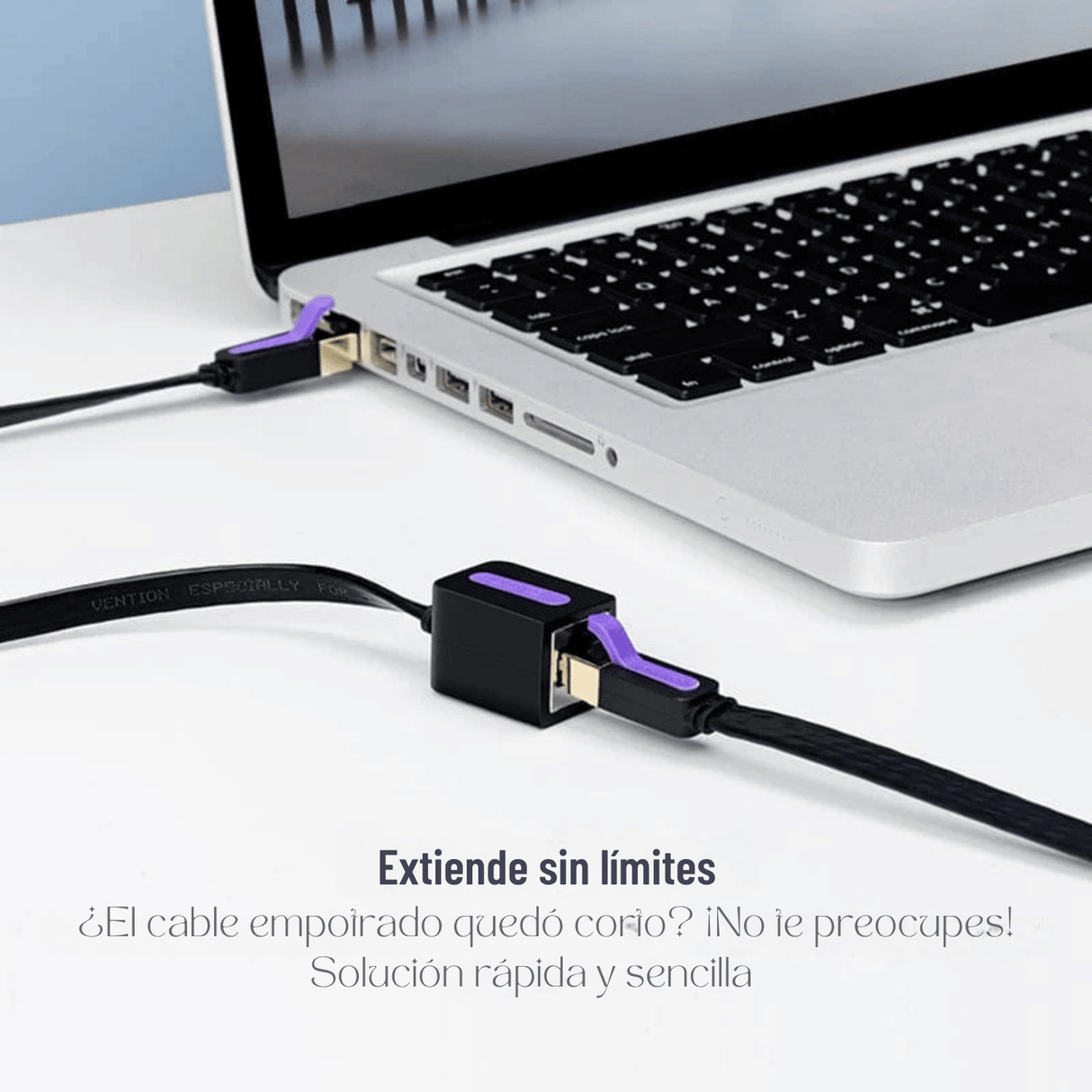 Cable Ethernet Cat7 Vention 3 M 10 Gbps Plano Rj45 Cable Ext