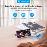 Adaptador Tipo C a USB 3.0 Vention OTG Convertidor Hembra Aluminio