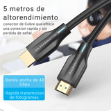 Televisor Cable Hdmi 2.1 Fullhd 4k 8k 3d Premium Gamer De 5 M Vention Agregar a favoritos