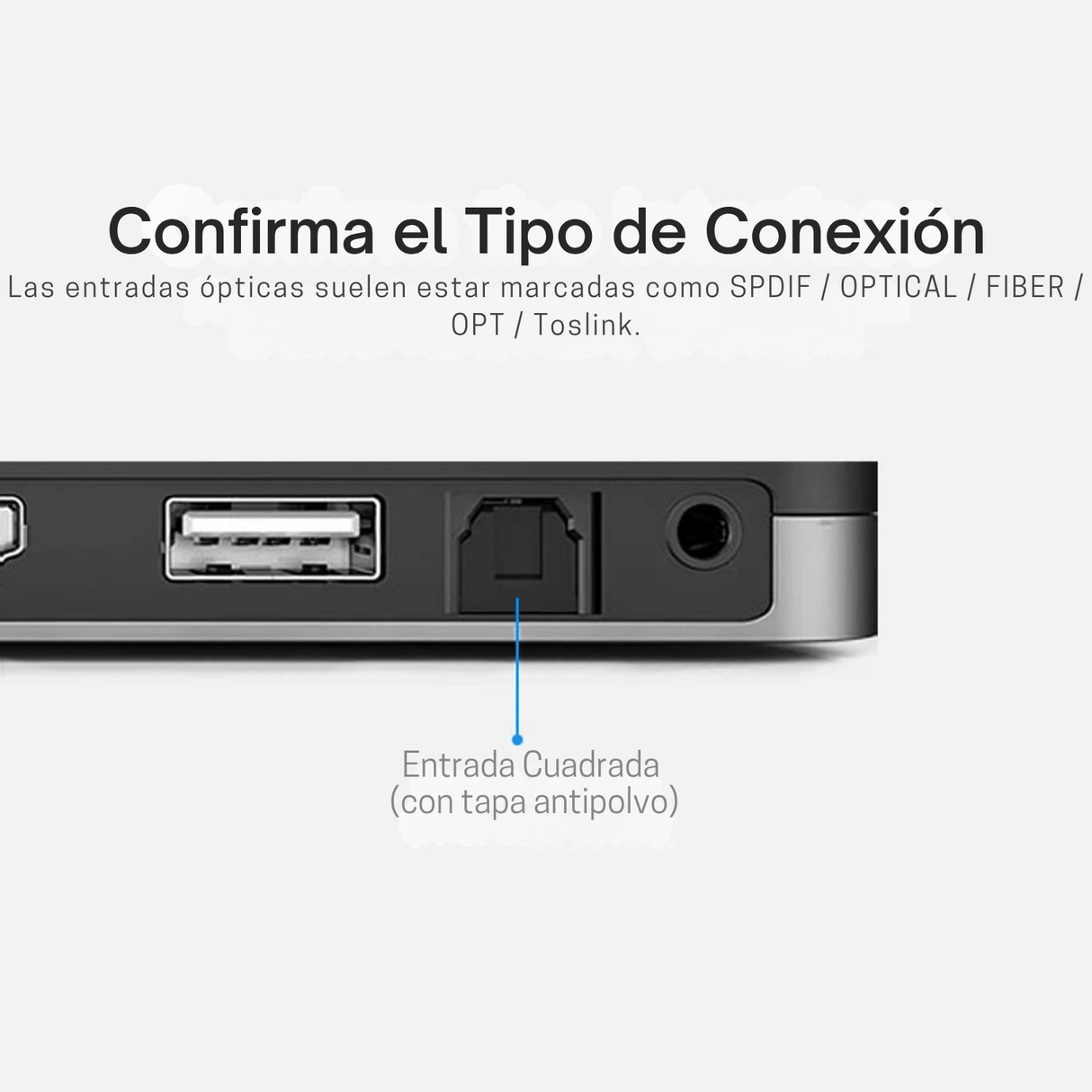 Cable Óptico Vention 1m Toslink Hi-fi Smart Tv Home Theater