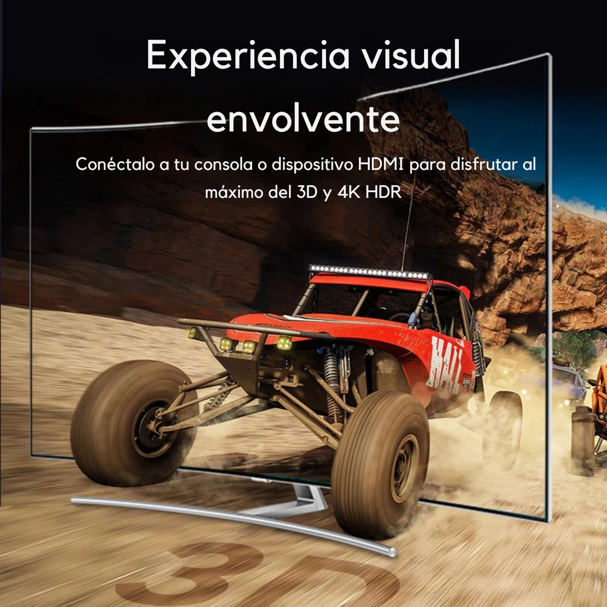 Cable Hdmi Trenzado Vention 1m Macho A Macho 4k Full Hd 1080p Video