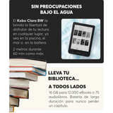 Kobo Clara Color E-reader 16gb Resistente Al Agua + Funda+ Mica