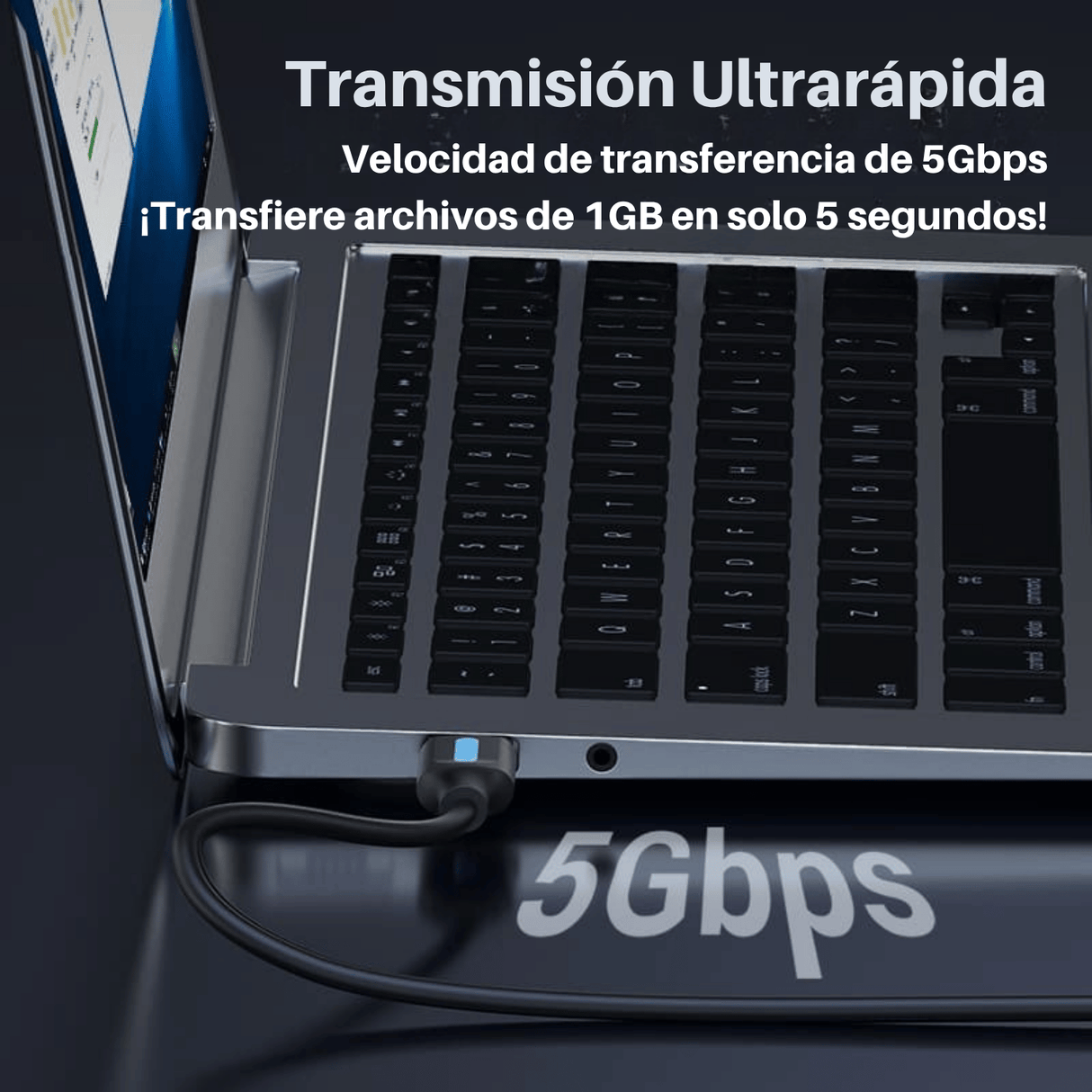 Cable USB 3.0 Macho a Macho Vention 3M 5Gbps Alta Velocidad