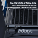 Cable USB 3.0 Macho a Macho Vention 3M 5Gbps Alta Velocidad