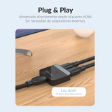 Conmutador HDMI Vention 4K Bidireccional 2x1 1x2 PS5 Xbox TV