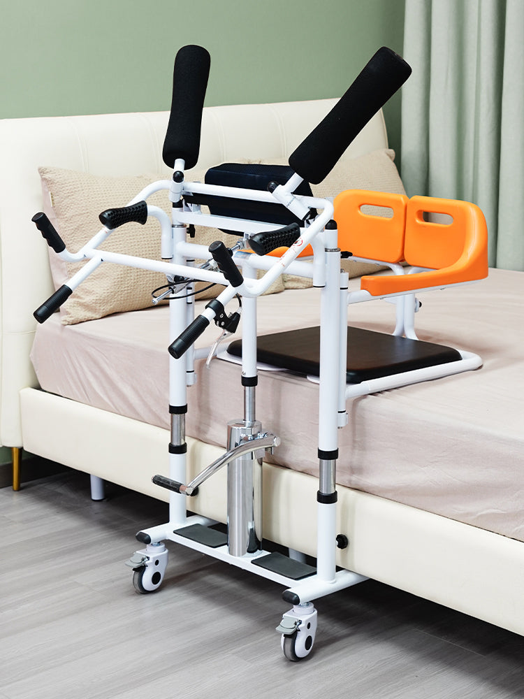 Silla de Transferencia Multifuncional Hidraulica y Elevador de Pacientes Para Cama, Baño y Silla de Ruedas