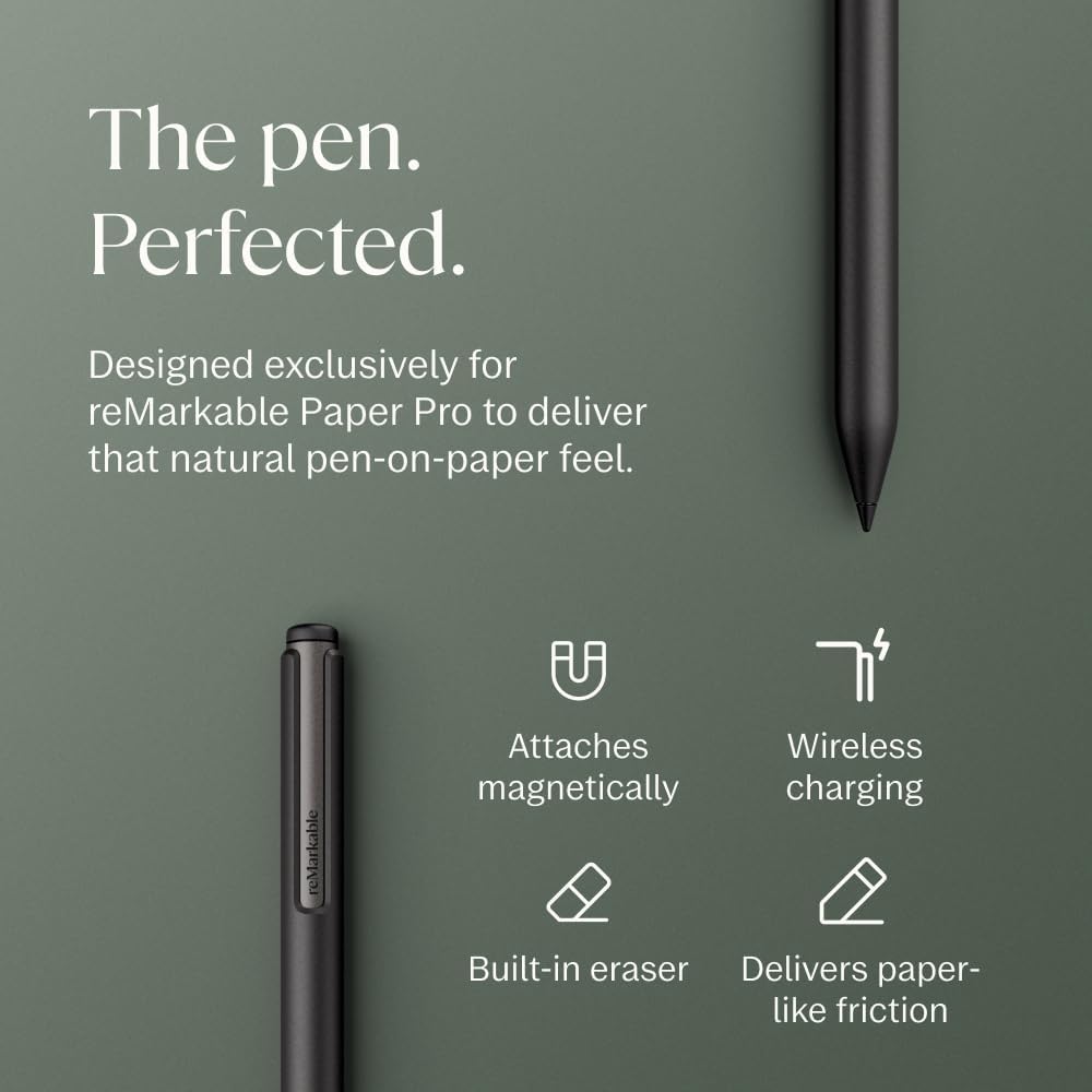 Remarkable Paper Pro 11,8 Incluye Pen Plus Y Funda Cuero Negro