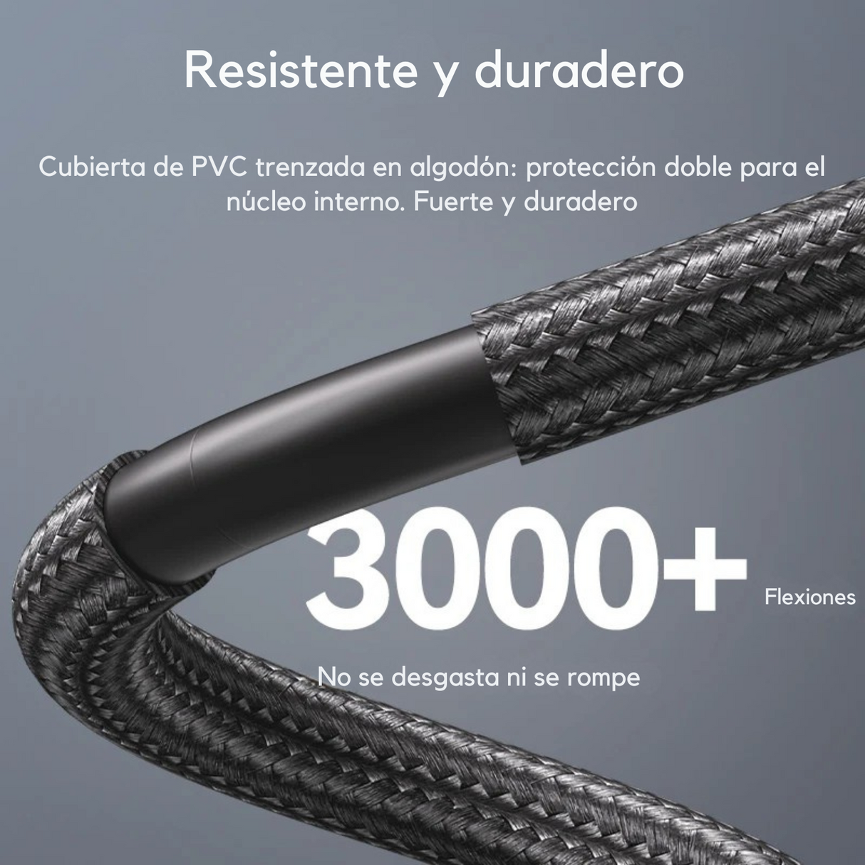 Cable Hdmi Trenzado Vention 1m Macho A Macho 4k Full Hd 1080p Video