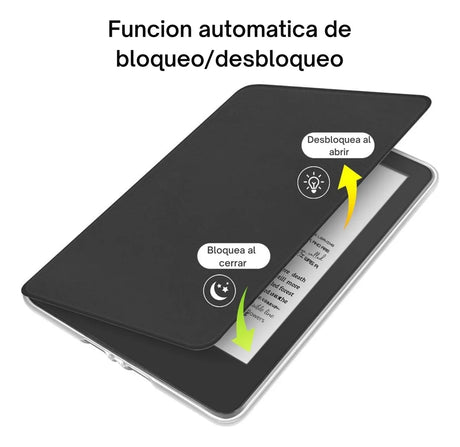 Funda Premium Rosa Tapa Transparente + 2 Micas Para Kobo Clara Colour – foto 3
