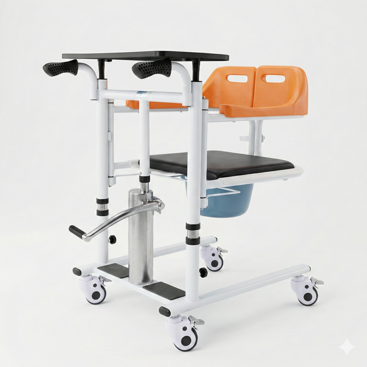 Silla de Transferencia Multifuncional Hidraulica y Elevador de Pacientes Para Cama, Baño y Silla de Ruedas