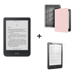 Kobo Clara Bw Hd 6.0 Negro + Funda Rosa Premium Y 2 Micas