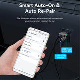Adaptador Bluetooth 5.4 Auto Audio Usb Vention 1.5m Premium - Laru