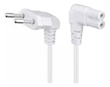 Cable De Poder Ps5 Ps4 Ps3 Blanco 5m Premium Corriente Play - Laru