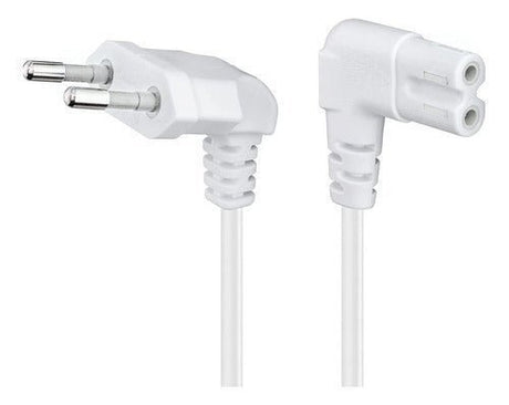 Cable De Poder Tv Blanco 10m Premium Smarttv Corriente Tipo8 - Laru