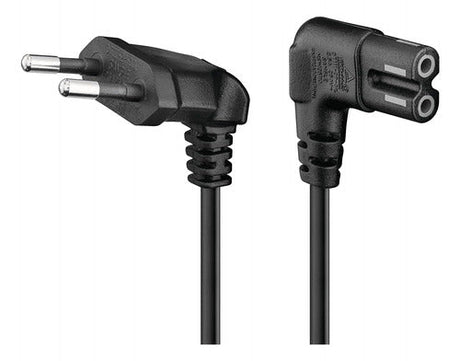 Cable De Poder Tv Blanco 2m Premium Smart Tv Corriente Tipo8 - Laru
