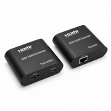 Extensor HDMI 60 m por cable de red Cat5e/6 DIETEC, transmisor y receptor