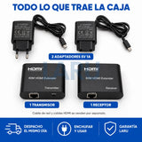 Qué incluye: transmisor, receptor y 2 adaptadores 5V 1A