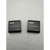 Extensor HDMI 60m par transmisor y receptor vista superior